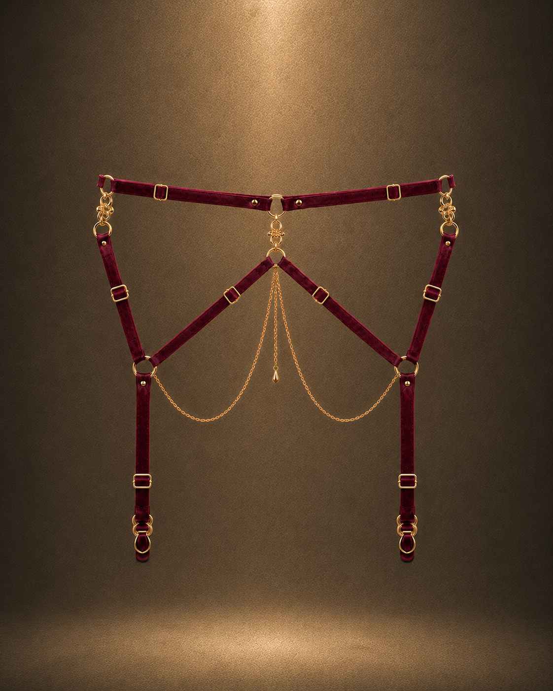 AZÉA Harness Suspender ~ Bordeaux