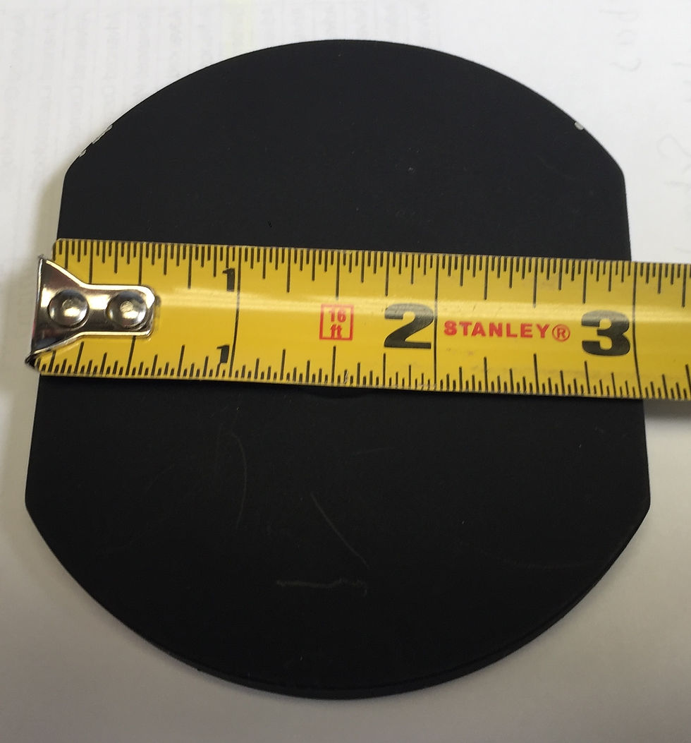 Thumbnail: Body Mount Space Plate NSN-5365-01-588-4009-P-N-12469090-3     B