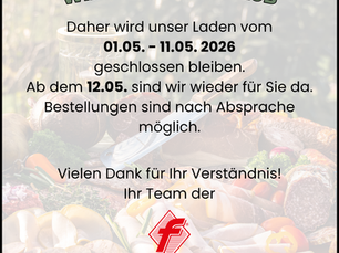 Wir machen Urlaub!