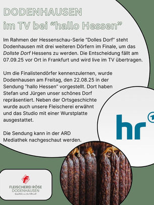 TV Beitrag bei "hallo Hessen"