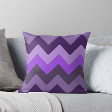 The 'Purple Waves' graphic is available on t-shirts, accessories, home decor and more. 