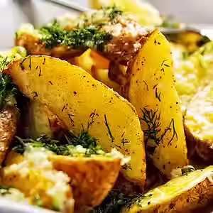 Herbed Baked Potato Wedges.