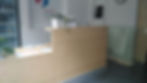 Bureau d'accueil en sapin, Paris