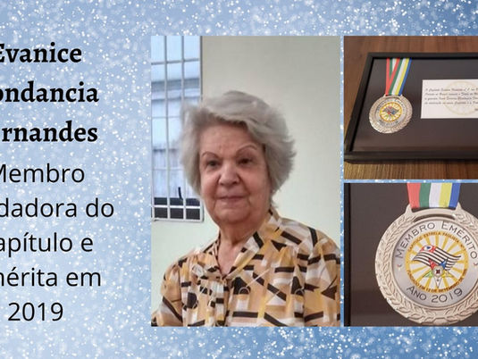 Membro Emérito Sra. Evanice Bondancia Fernandes