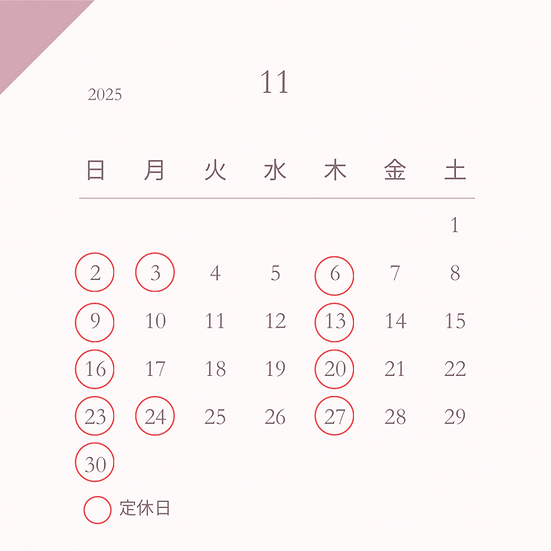 2025年　カレンダー　シンプル　モノトーン　2025 (1080 x 1080 px)　正方形のコピー - Nov.PNG