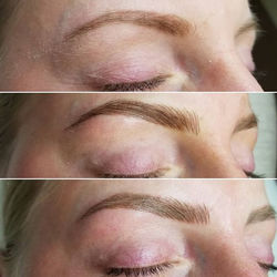 This beautiful lady came back for her touch up!!! She had great retention! I won't need to see her f