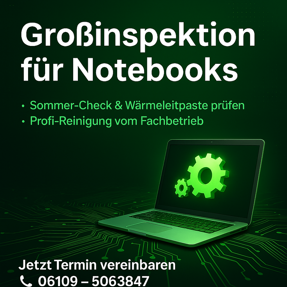 Großinspektion für notebooks 06109-5063847
