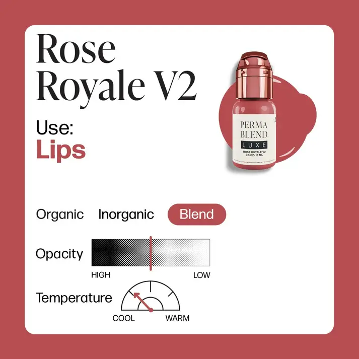 Thumbnail: Perma Blend Luxe PMU Ink - Rose Royale v2 15ml
