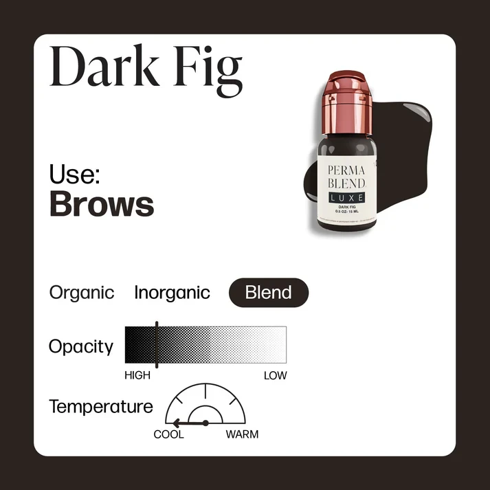 Thumbnail: Perma Blend Luxe PMU Ink - Dark Fig 15ml