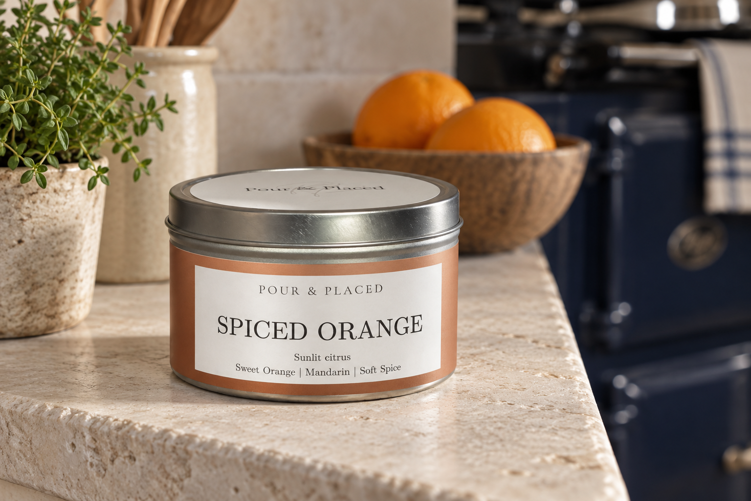 Spiced Orange Scented Candle