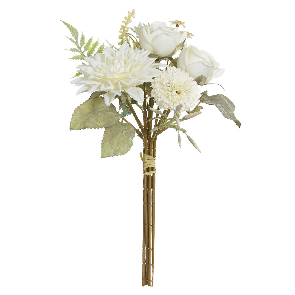 Zinea Misto Ramalhete c/ fita Branco 30cm