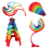 Thumbnail: Wooden 12 colour rainbow stacker