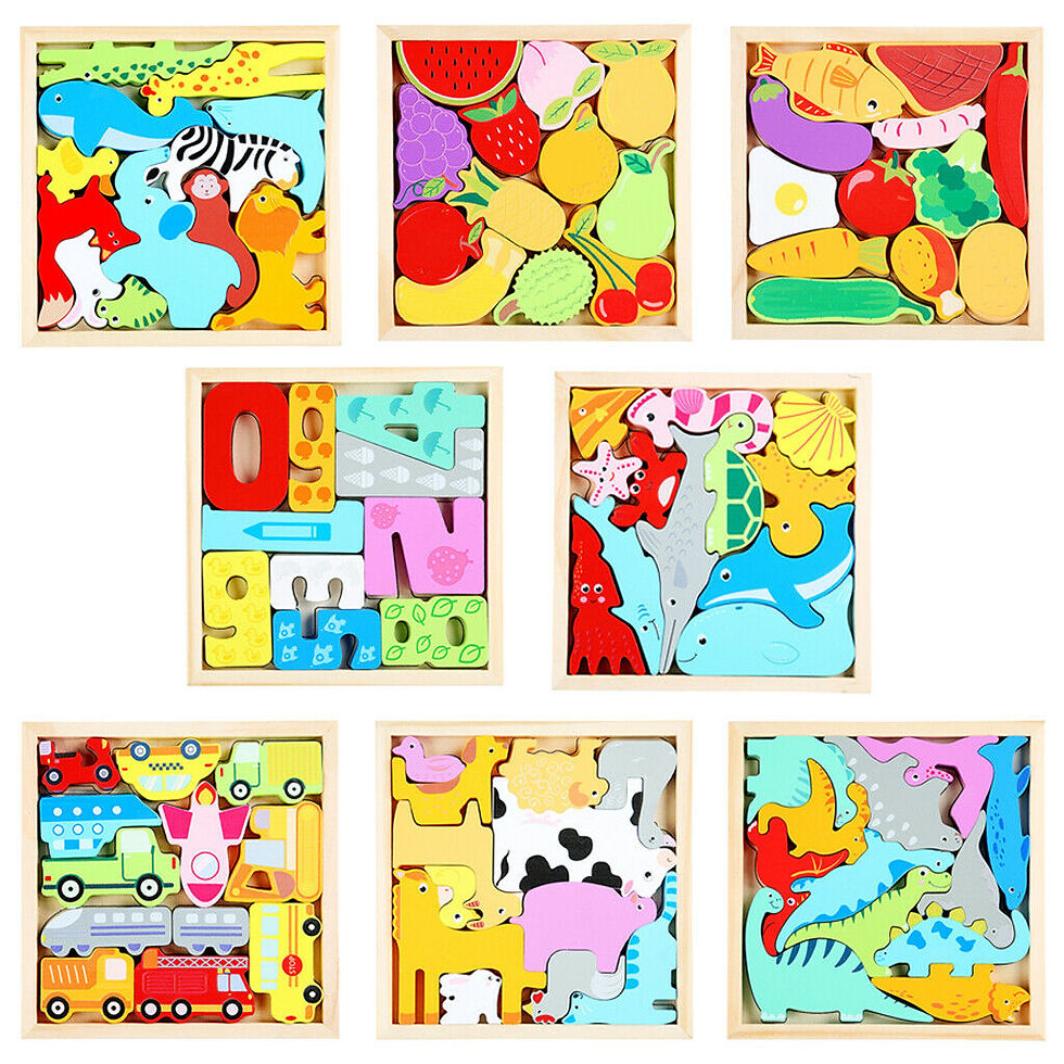 Thumbnail: numbers - chunky wooden block set
