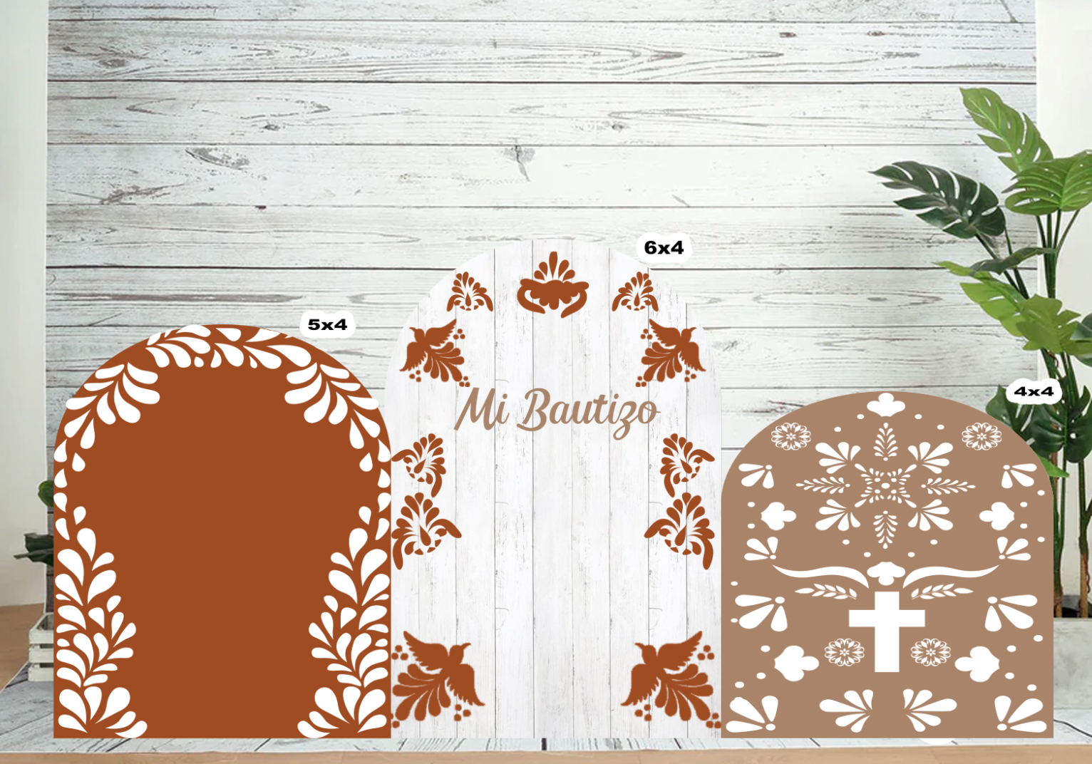 Mexican Panels Theme Mi Bautizo cielito lindo