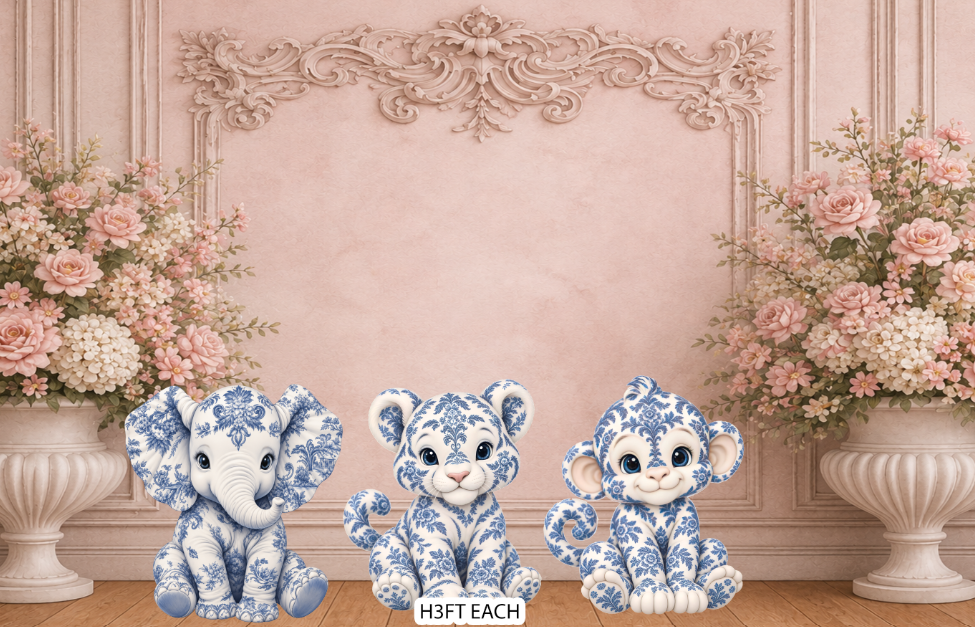 RA5371 TOILE ANIMALS FS 3FT SB