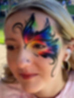 butterfly face painting in ohio