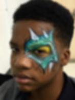 dragon eye face paint