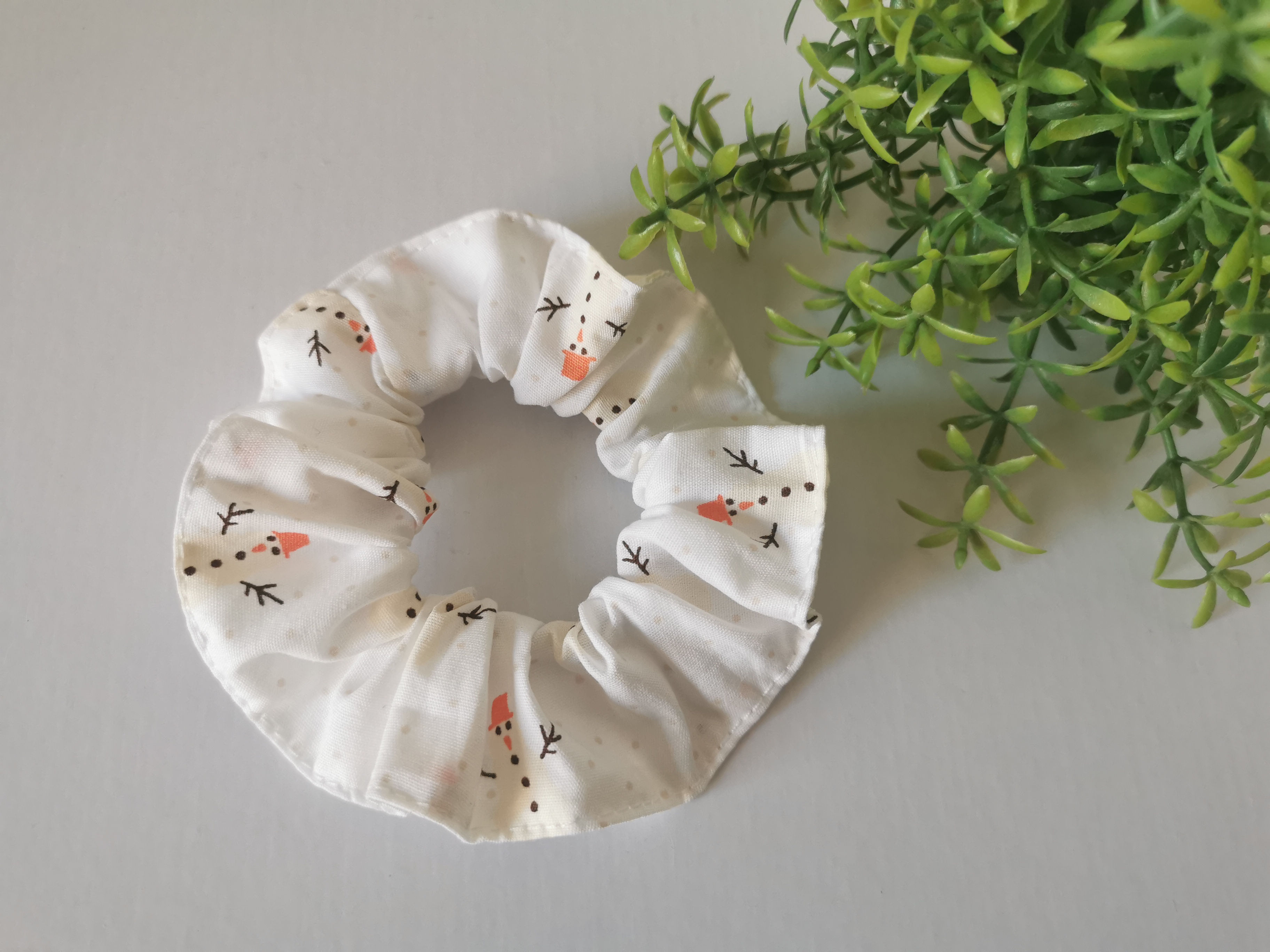 Scrunchie Boneco de Neve