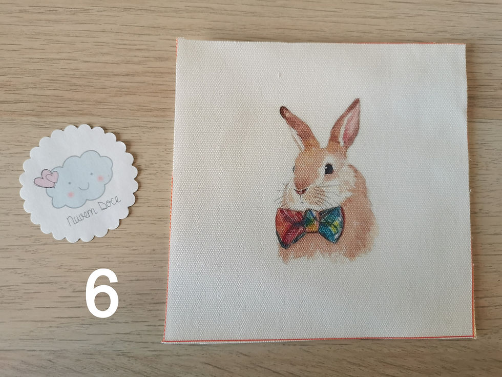 Miniatura: Painel de tecido animais 