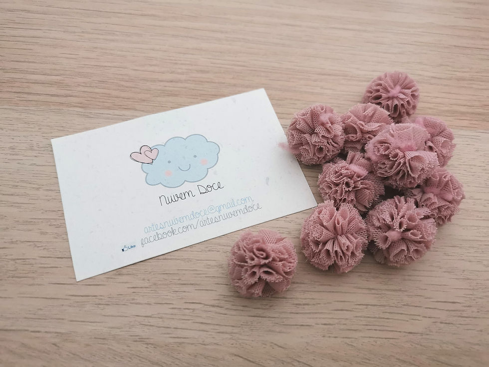 Miniatura: Pompons de Tule- Cores