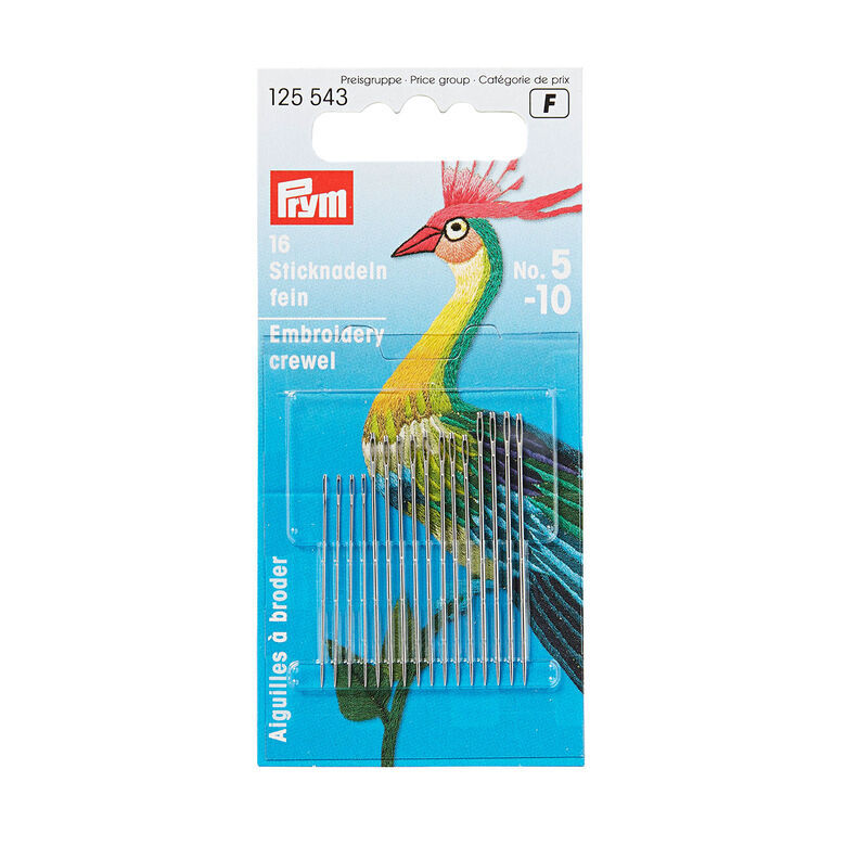 Miniatura: Agulhas de bordar Prym Crewel