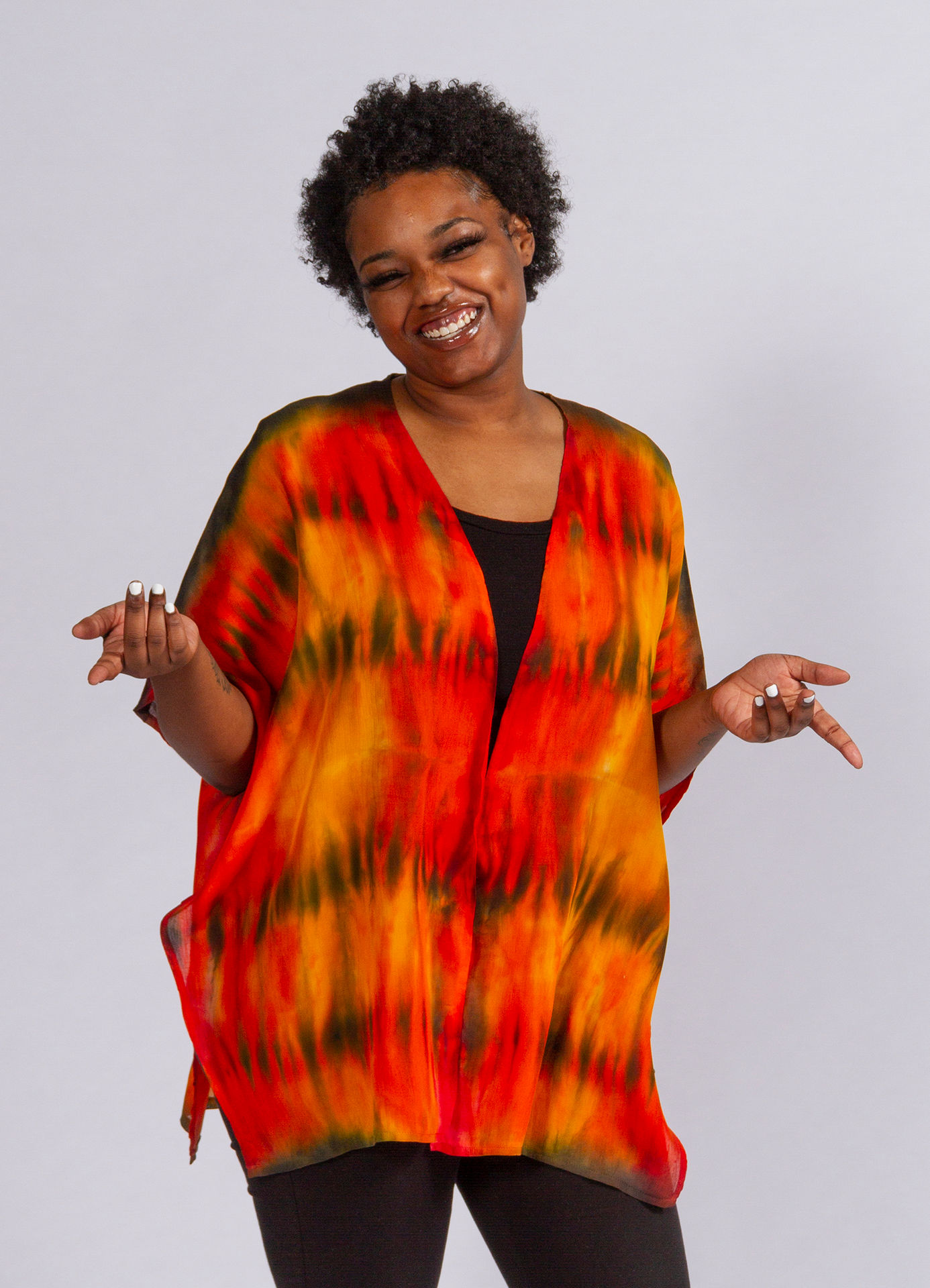 Hand-dyed Cotton Kimono