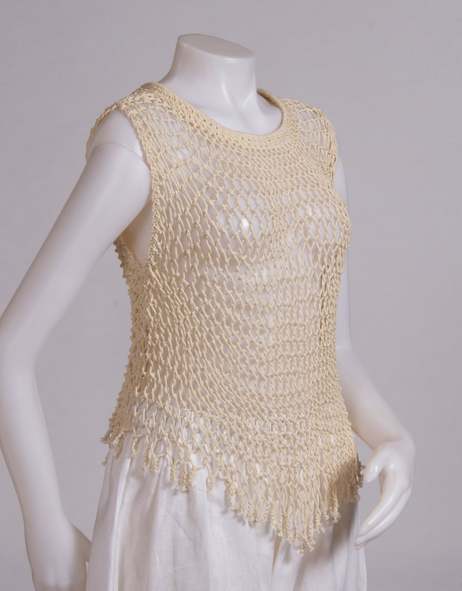 Hand Knotted Tunic Top