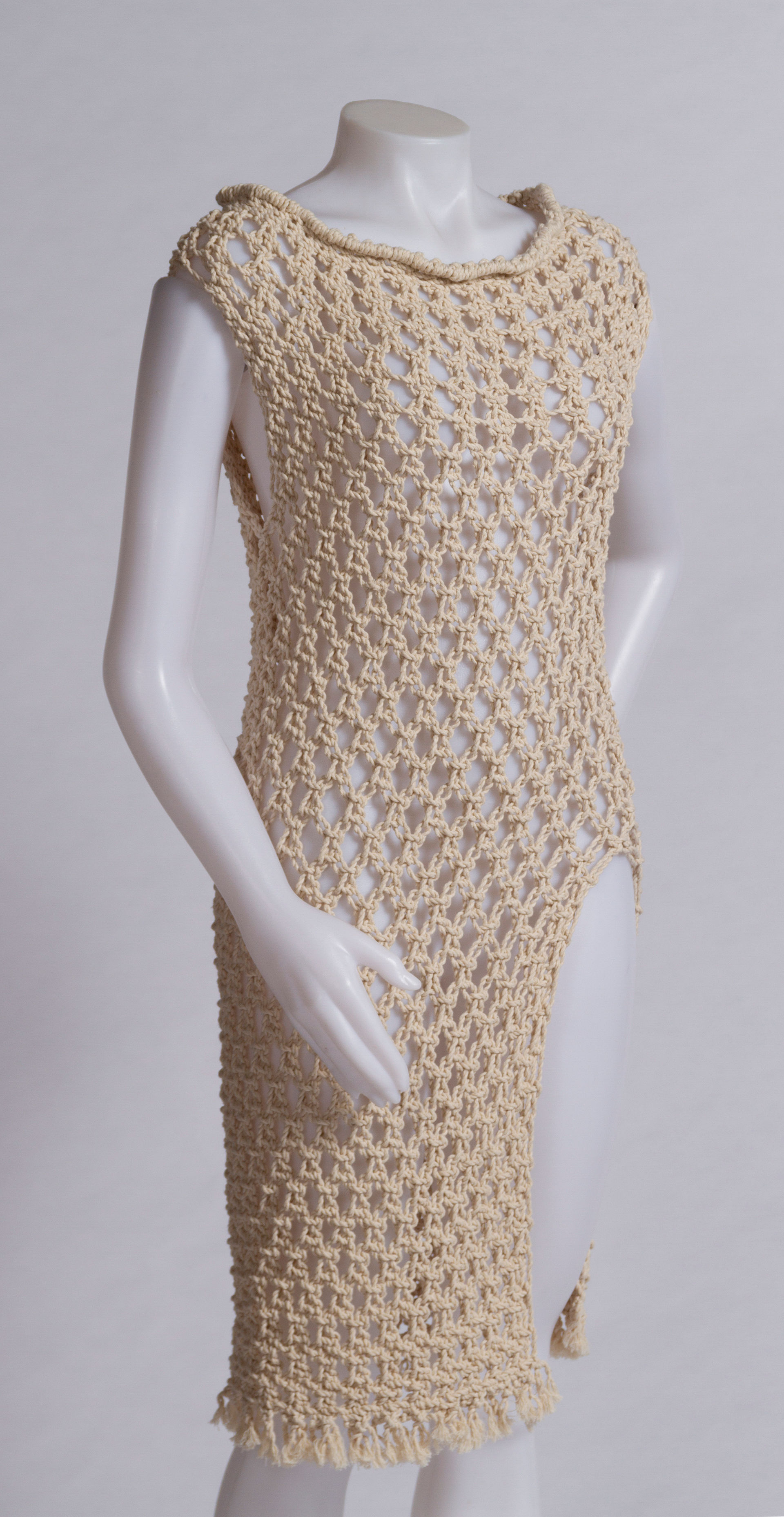 Macramé Cotton Dress