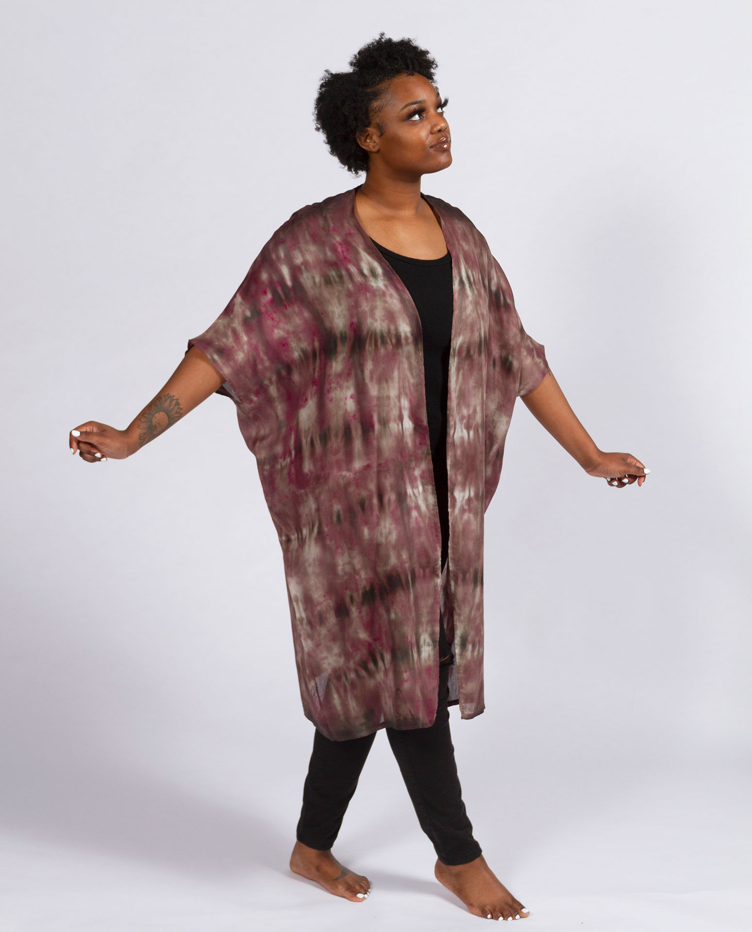 Hand-dyed Cotton Kimono