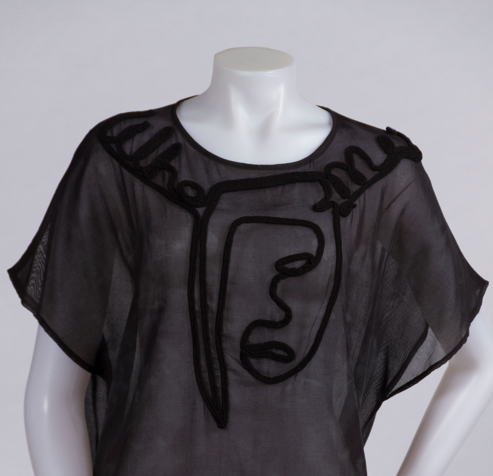 Hand-dyed Sheer Tunic