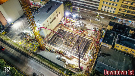 L&R poured DT1’s Mat Foundation - 3,020 Yards 