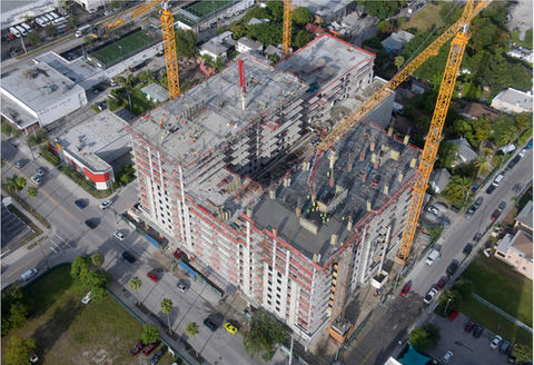 Concrete pour at URBAN 22.