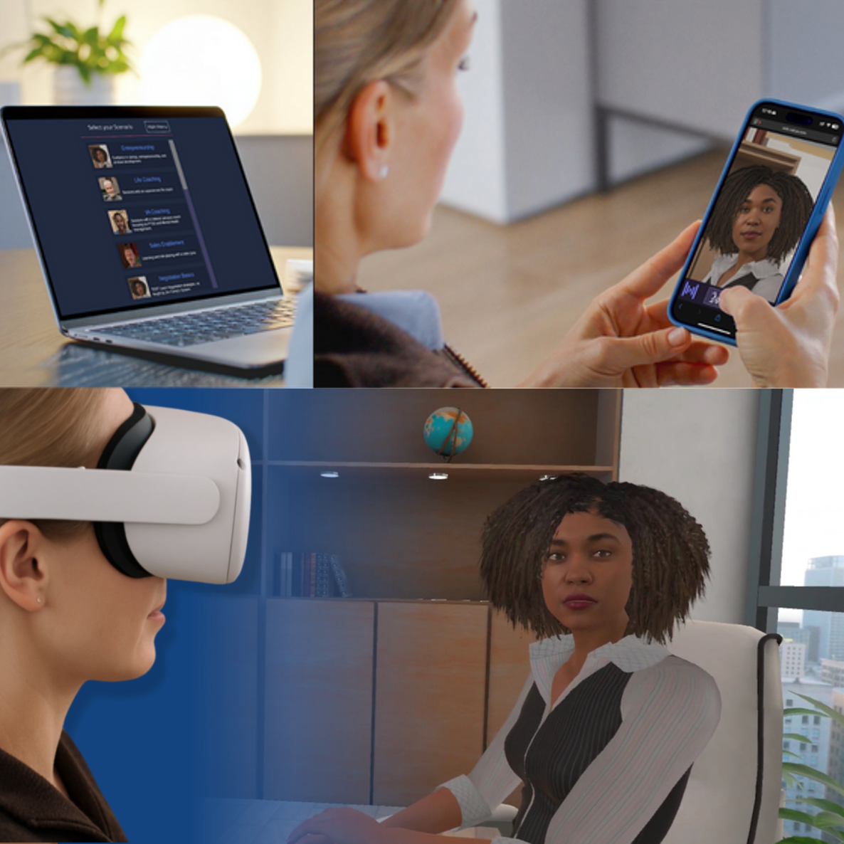 Cairya: VR, Web, Mobile