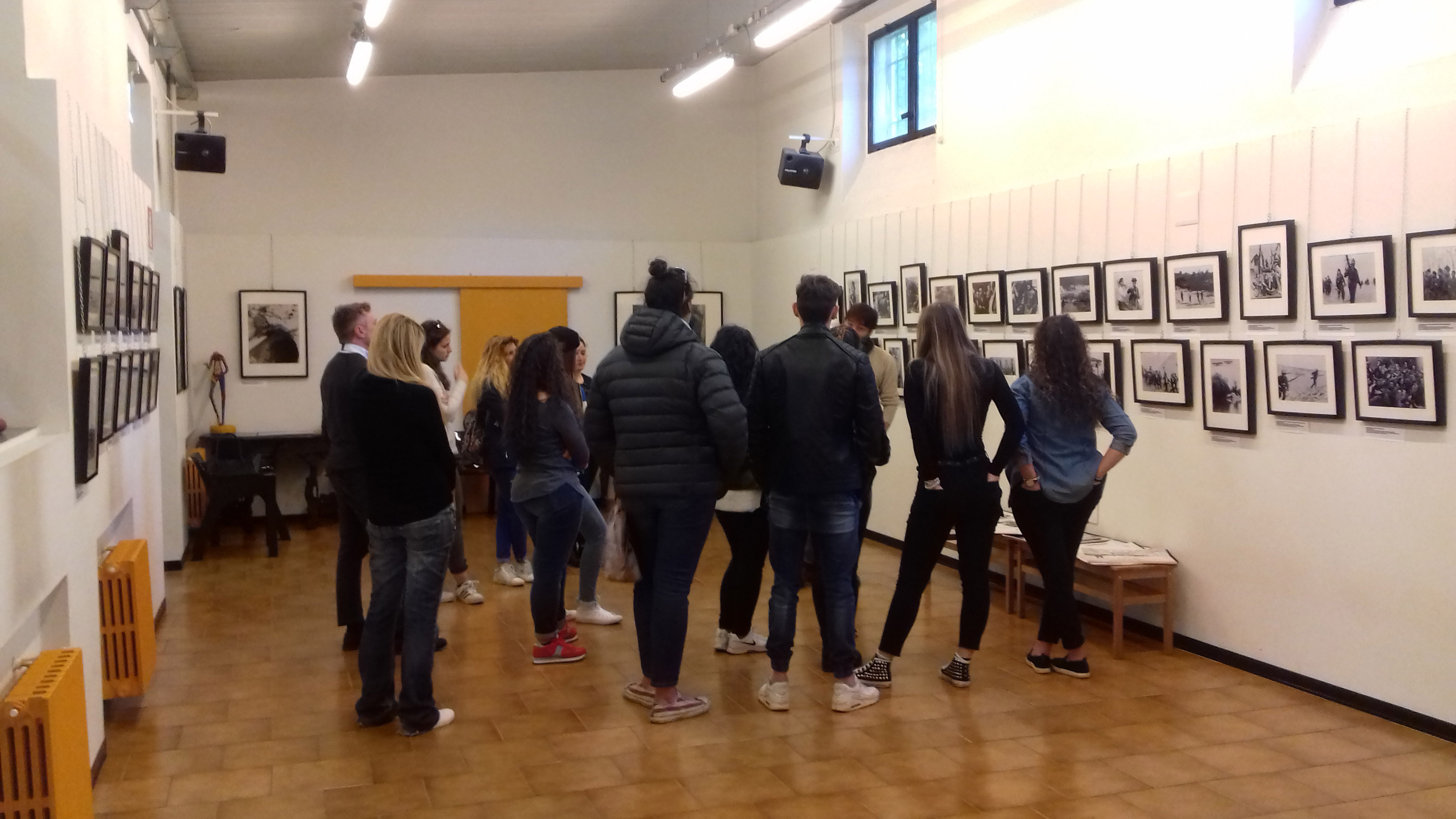 una visita guidata per gli studenti