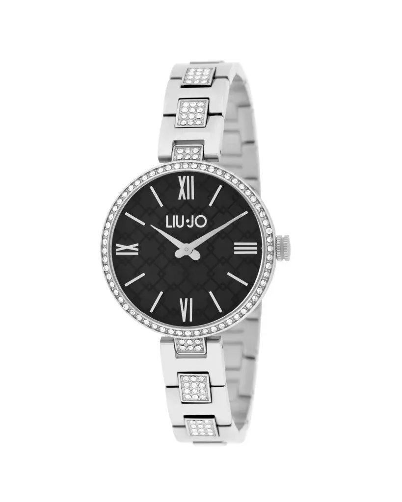 Orologio donna Liu Jo quadrante nero e cristalli TLJ2182