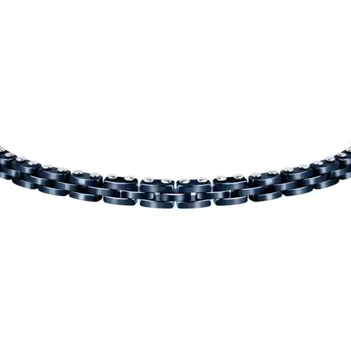 BRACCIALE SECTOR CERAMIC - SAFR28 blu e silver