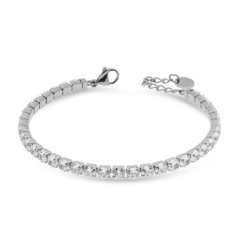 Bracciale donna Liu jo giro polso zirconi bianchi LJ2416