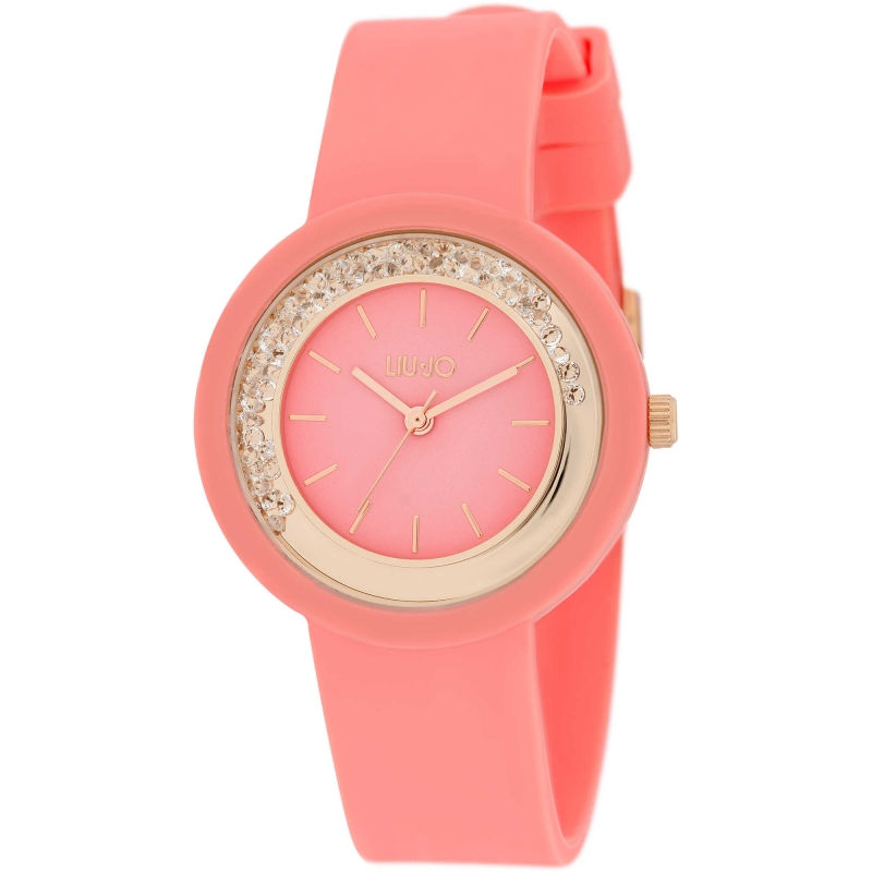 Orologio donna Liu Jo solo tempo rosa pesca TLJ2202