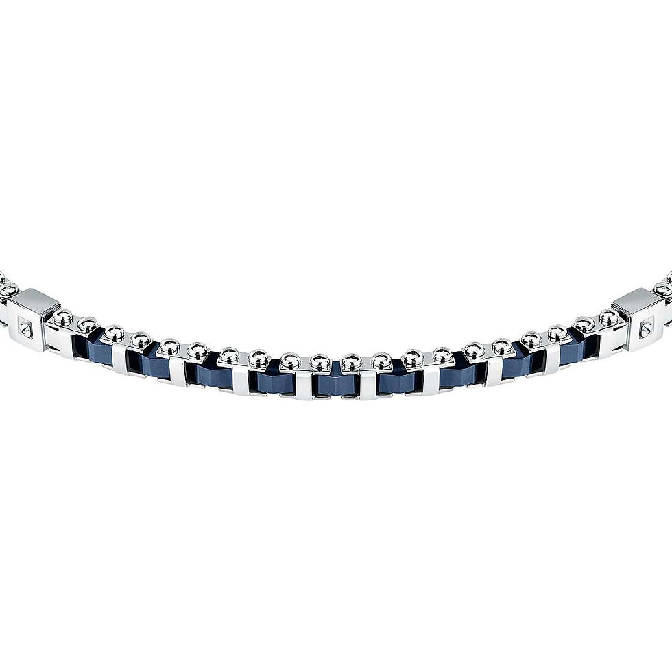 BRACCIALE SECTOR CERAMIC - SAFR40  silver e blu