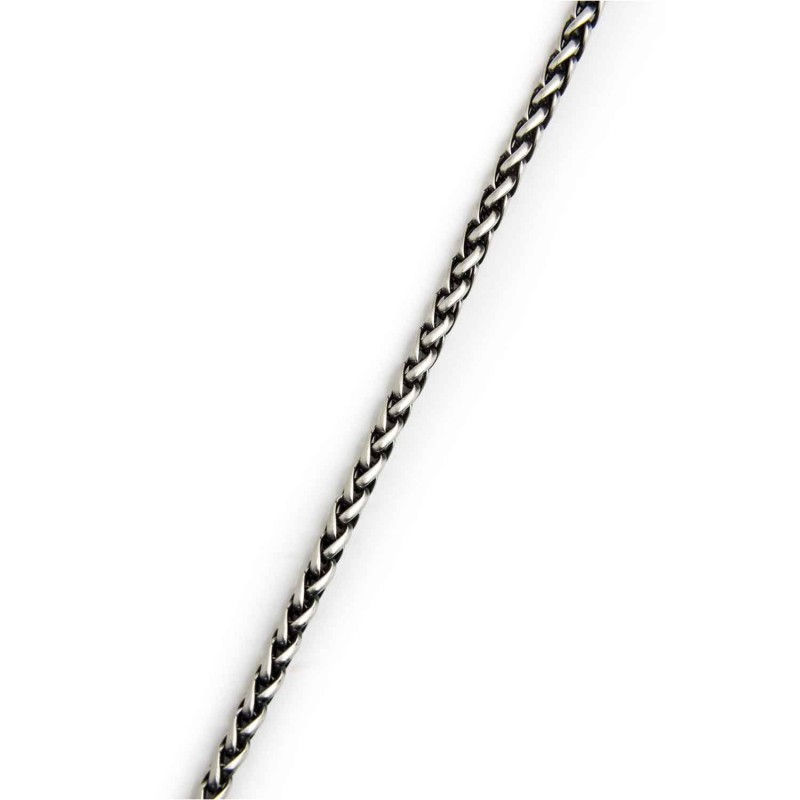 Collana uomo marlù 4ca0201BR in acciaio con catena sonaglio