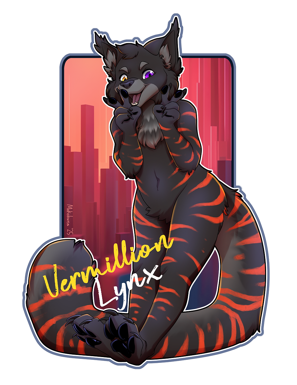OceanixXaoriuk_VermillionLynx_FullBody
