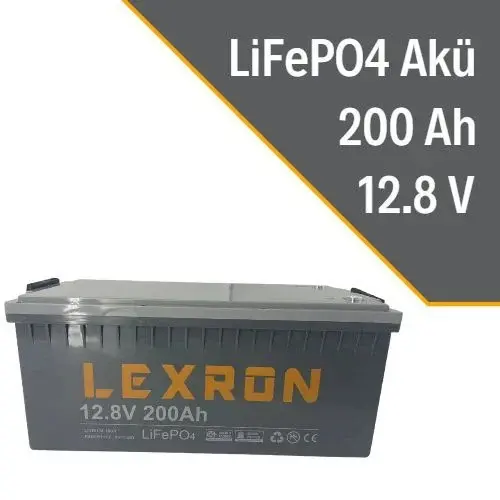 200AH 12.8V Lityum Akü