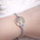 Miniature : Bracelet arbre de vie tissu gris