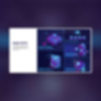 Futuristic website for a IT company