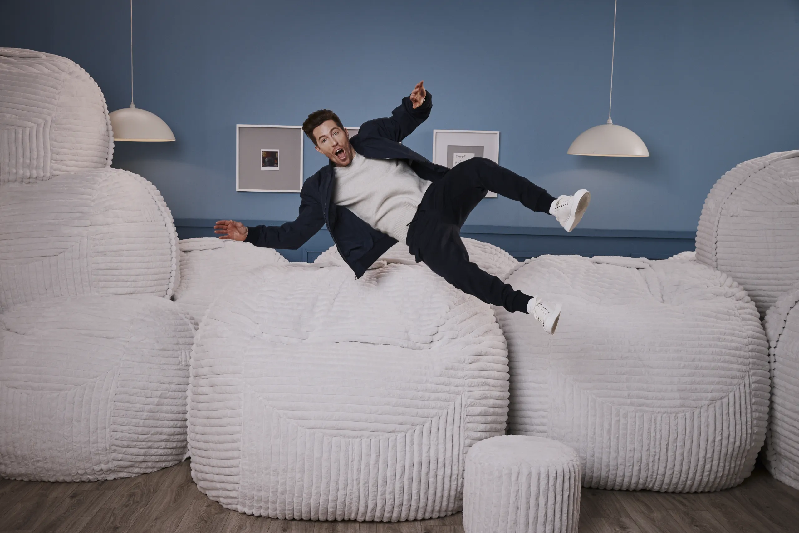 Lovesac 25th video campaign case study with Shaun White