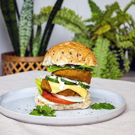 Curry Pumpkin Burger Pattie