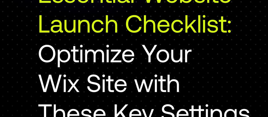Website launch checklist