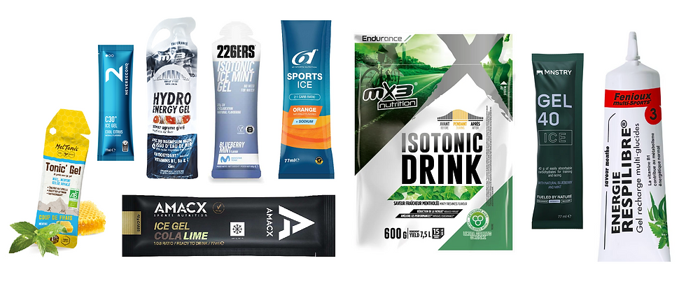 Ice Gels et alternatives rafraichissantes