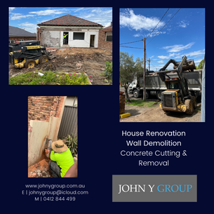 Sydney home renovation near me, Sydney brick wall cutting, demolition and removal, brick wall demolition and removal