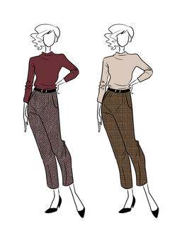 mulher_-_calça_de_lã_e_camisa_manga_longa